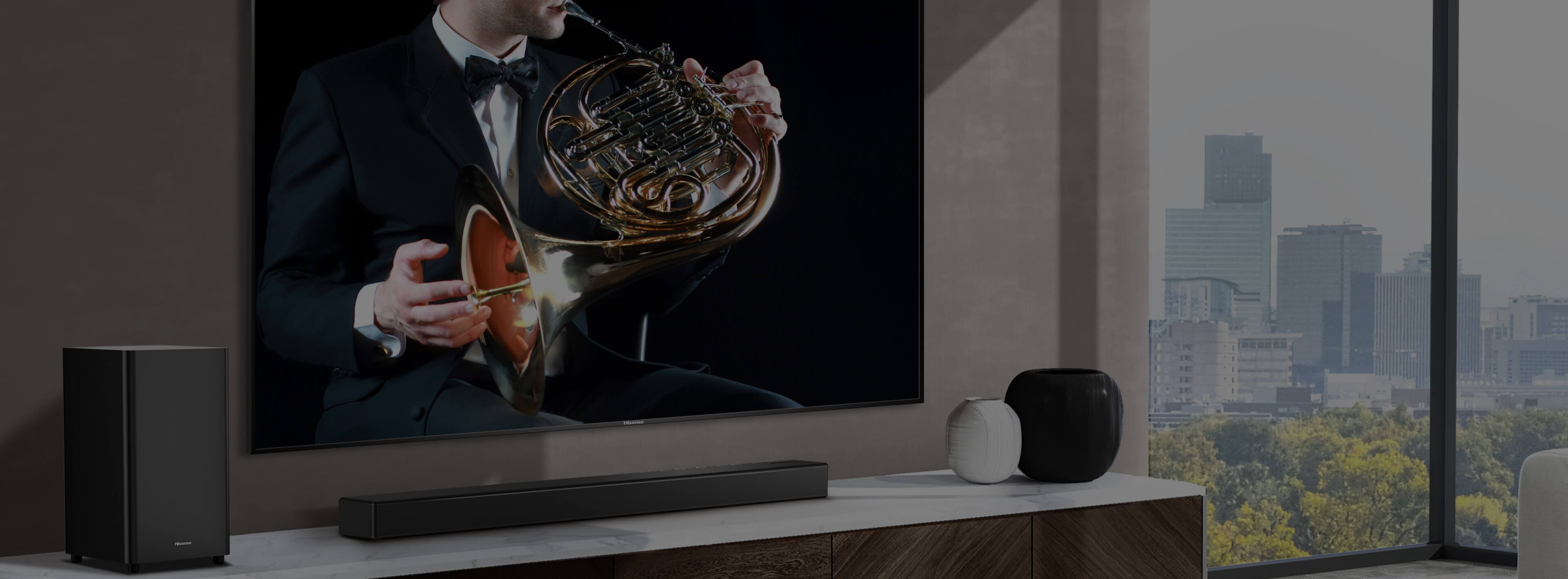 Hisense Soundbar Enjoy a powerful sound with TV