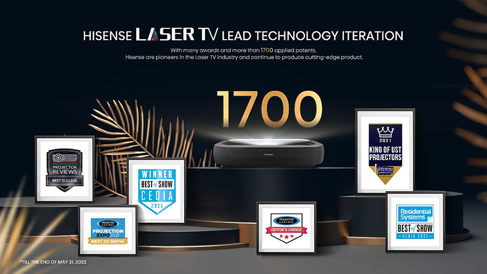 Hisense’s Achievements in Laser TV Industry