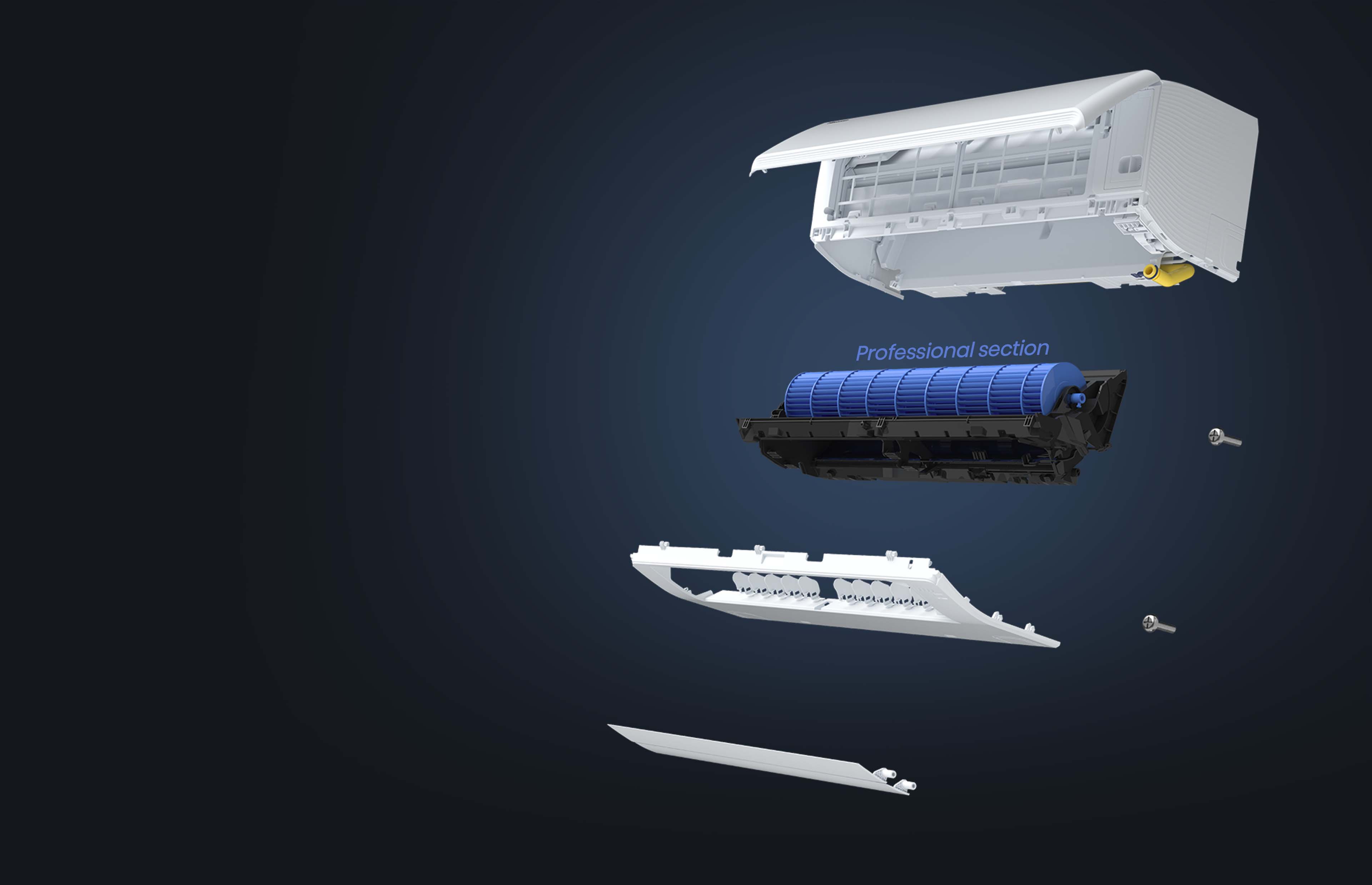 Hisense Easy Pure Split Air Conditioner - Easy Cleaning