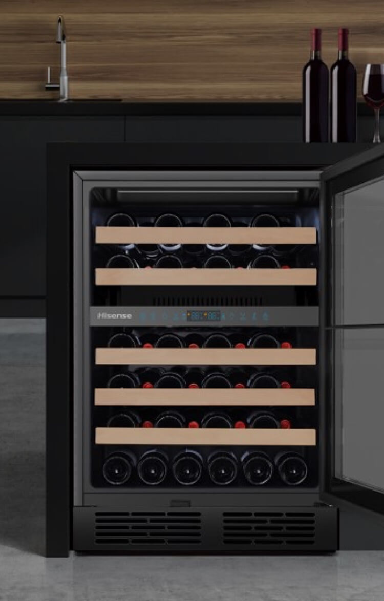 Hisense Wine Cabinet 46-Bottle Dual Zone Wine Cooler