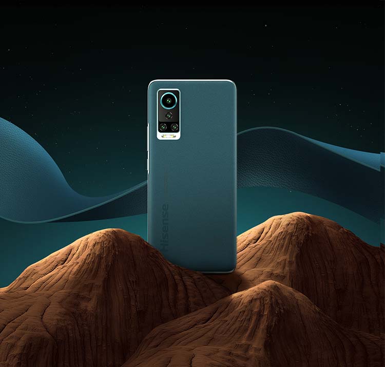 HISENSE INFINITY H60 5G - 3D Leather Back Cover - mobile