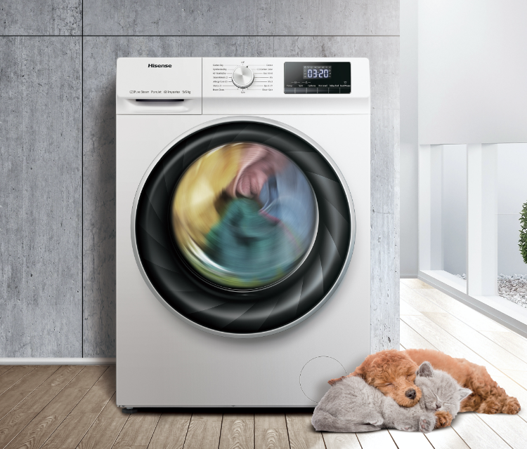 Hisense Washing Machine WFQY1014EVJM - Quiet, Energy Efficient