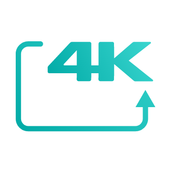 Hisense A6G - 4K Resolution Feature Icon