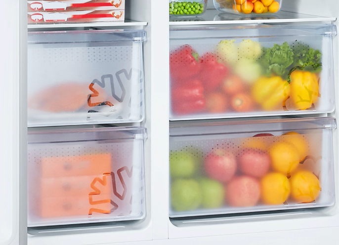 Hisense Refrigerator RC-67WS - Food Organized