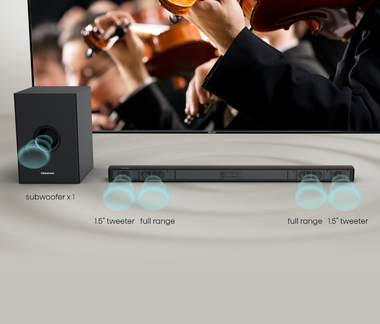 Hisense HS219 Soundbar - Upgrade Your TV Sound