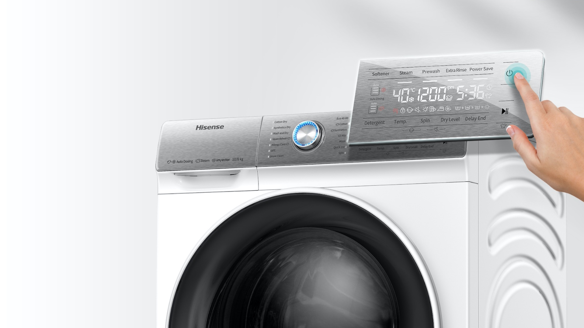 10kg Front Load Washing Machine WFQR1014EVAJM - Hisense Global