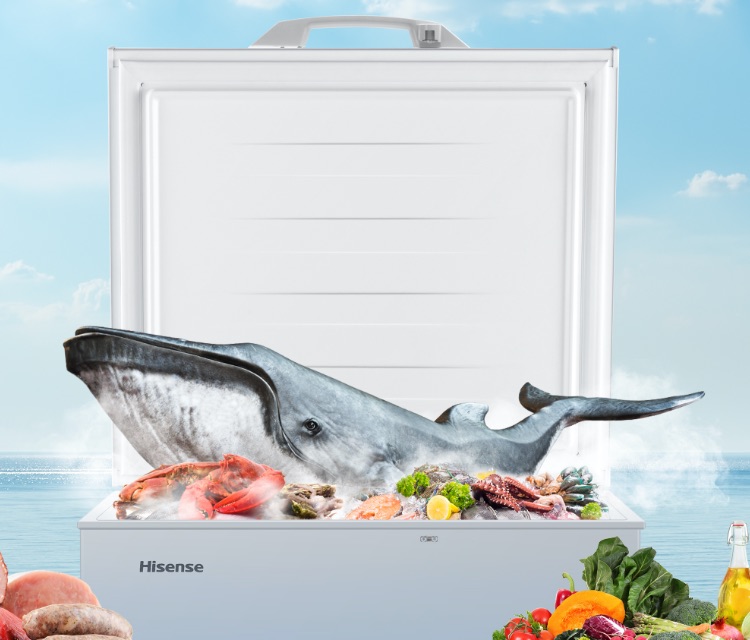 Hisense 142L Chest Freezer BD-144 - Big Capacity