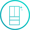 Hisense BCD-454W - Premium Flat Door Design feature icon