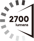 Hisense 120L5 - 2700 lumens brightness