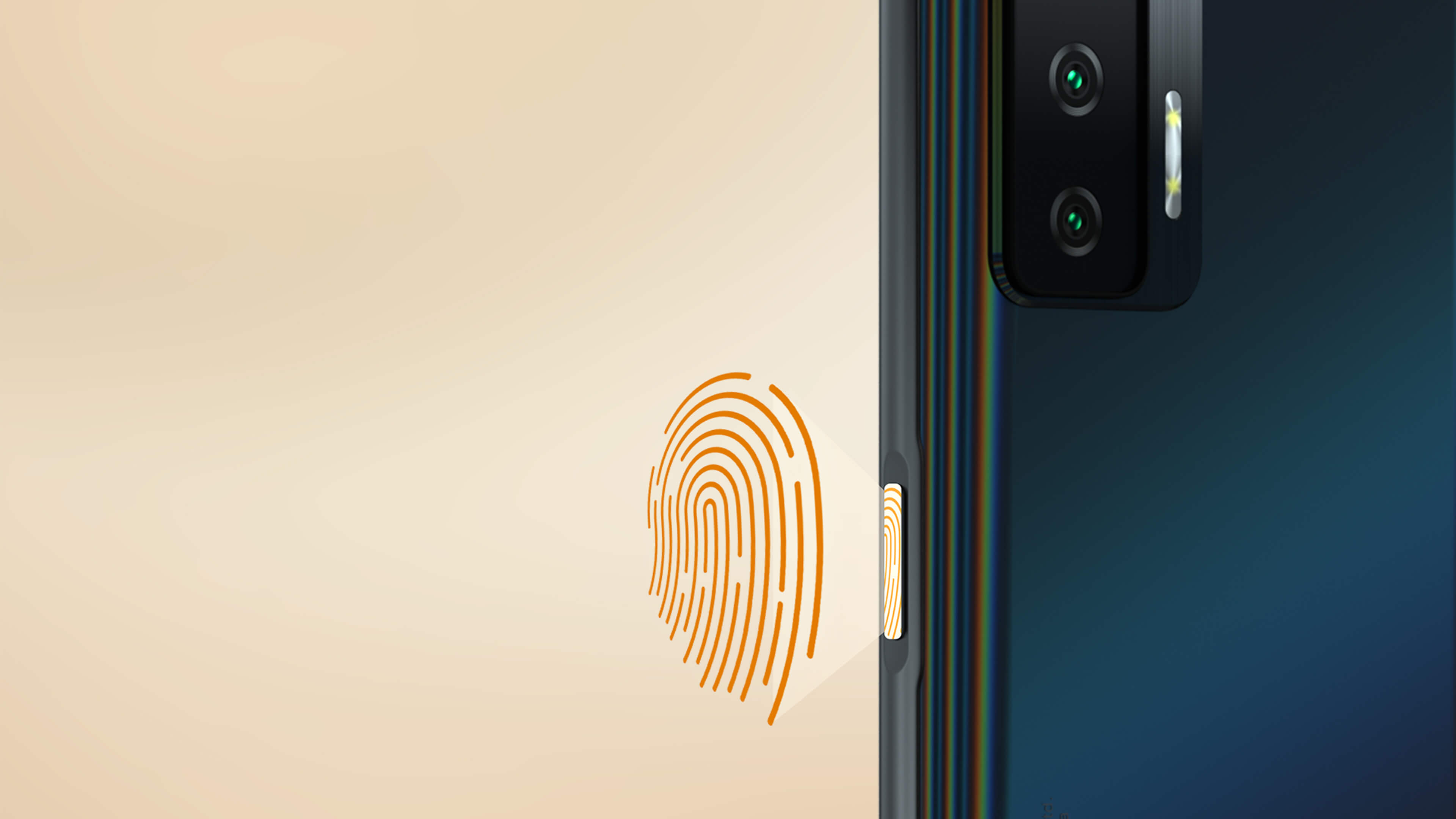 HISENSE INFINITY H50S 5G - Side-Mounted  Fingerprint Sensor
