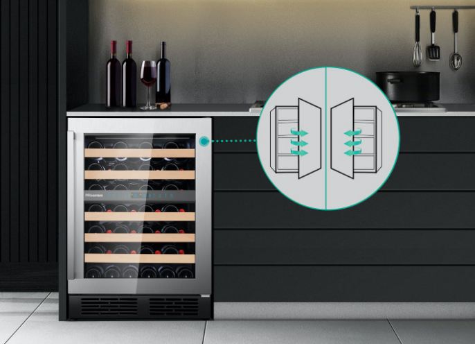 Hisense JC-128 - Reversible door feature image