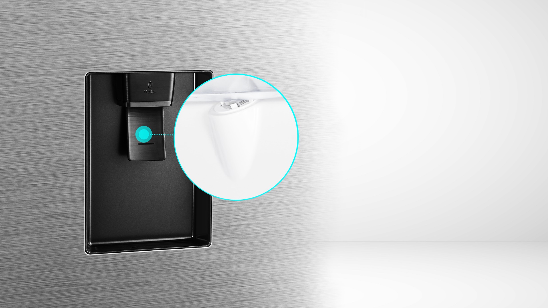 Hisense BCD-331W - Slim Water Dispenser feature image