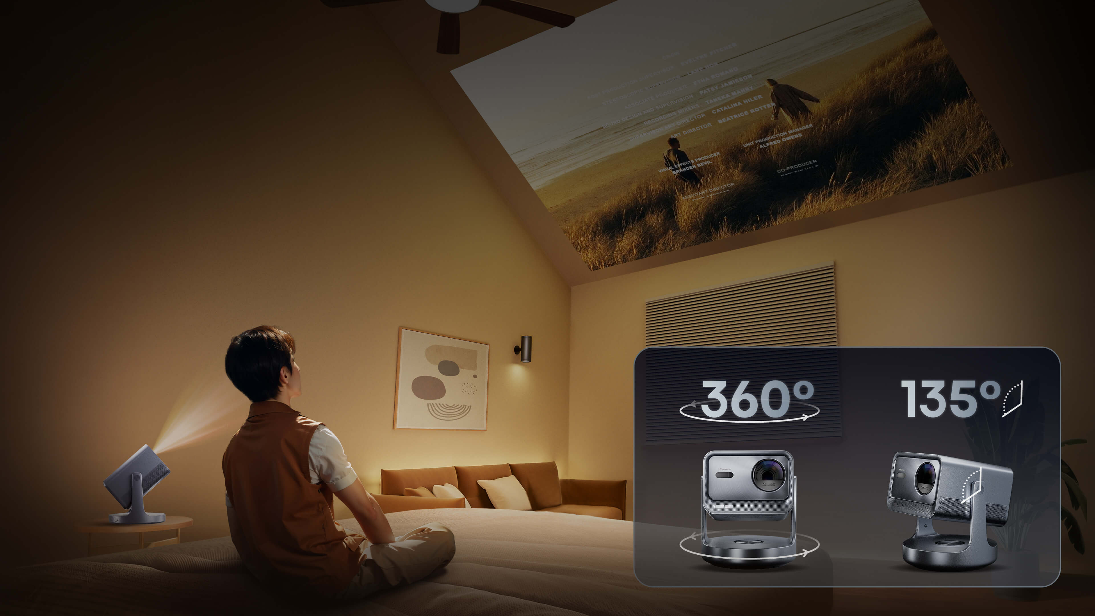 C2 Ultra TriChroma Smart Mini Projector - Banner 4