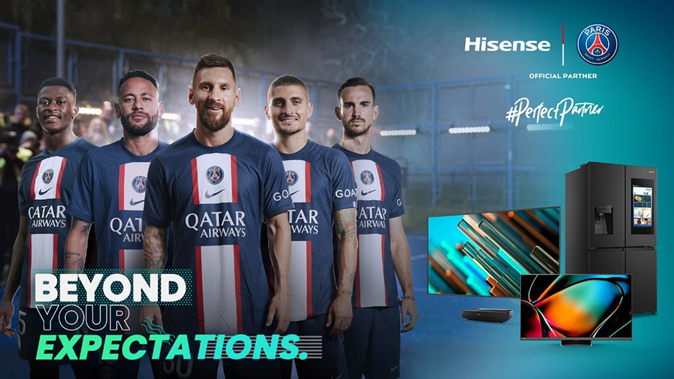 Hisense Marks Its Third Year with Paris Saint-Germain