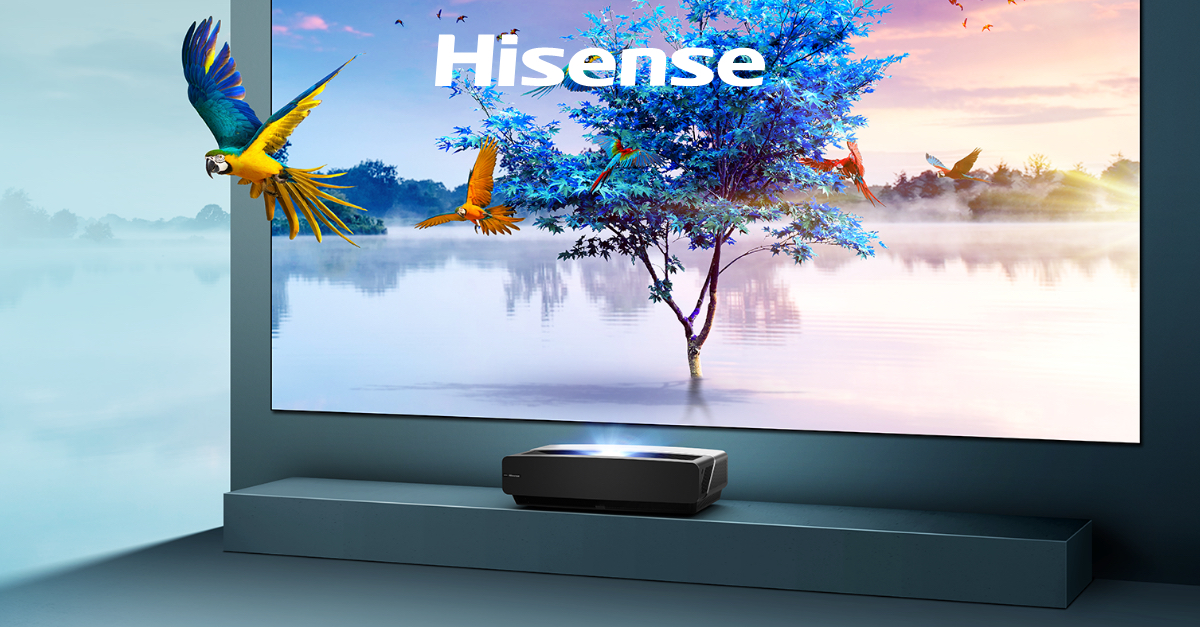 Power up your home cinema experience with Hisense's 100-inch Laser TV 100L5F
