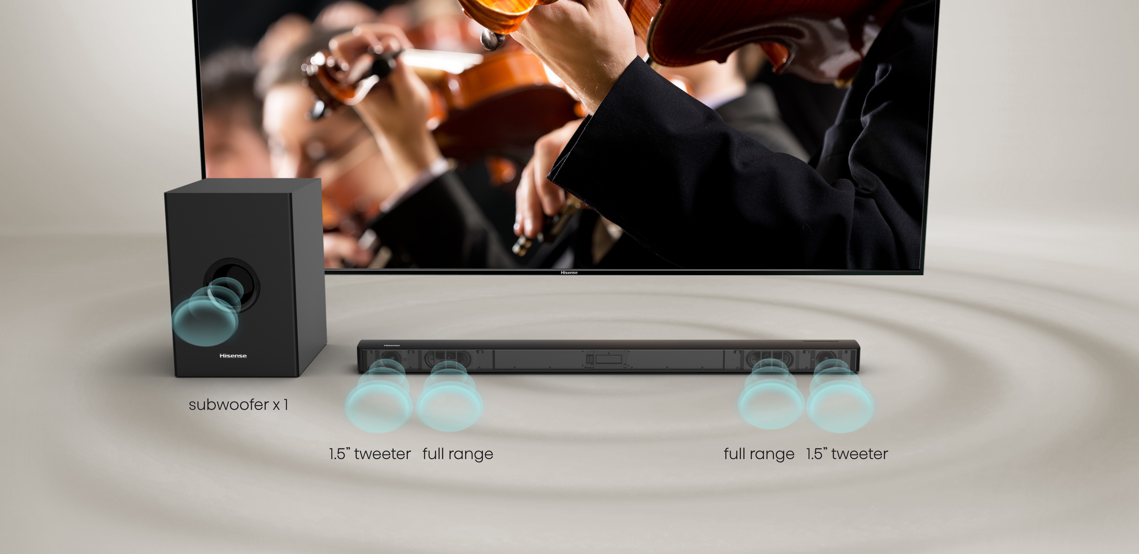 Hisense HS219 Soundbar - Upgrade Your TV Sound