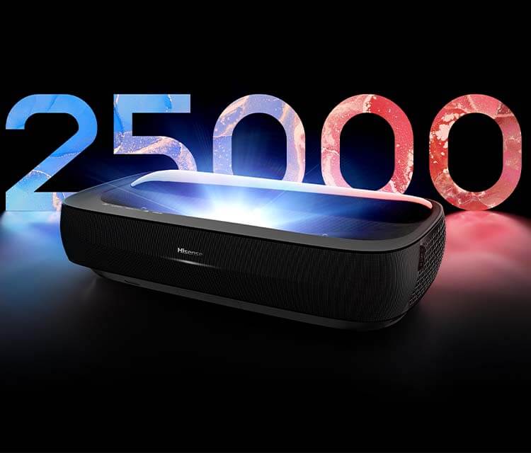 Hisense 100L9G Entertain hours mobile