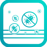 anti-bacteria fin icon