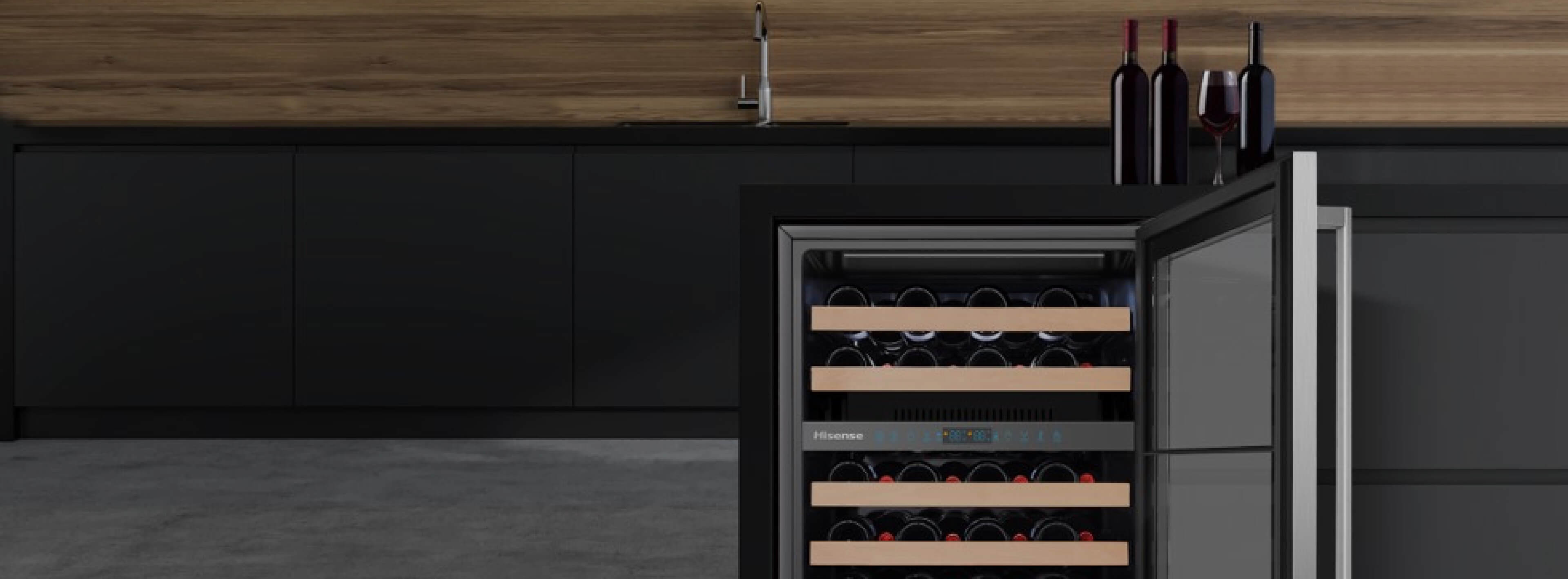 Hisense Wine Cabinet 46-Bottle Dual Zone Wine Cooler