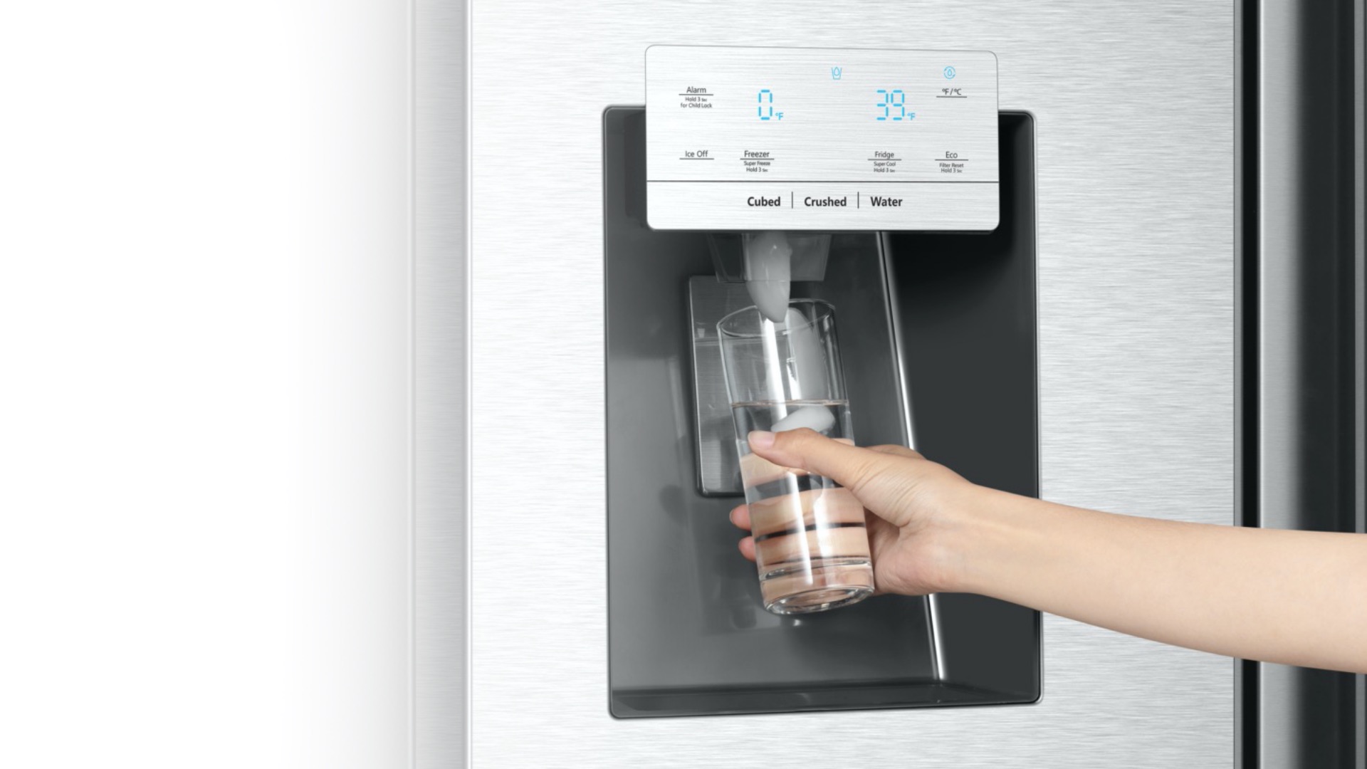 Hisense BCD-740W Ice & Water Dispenser feature image