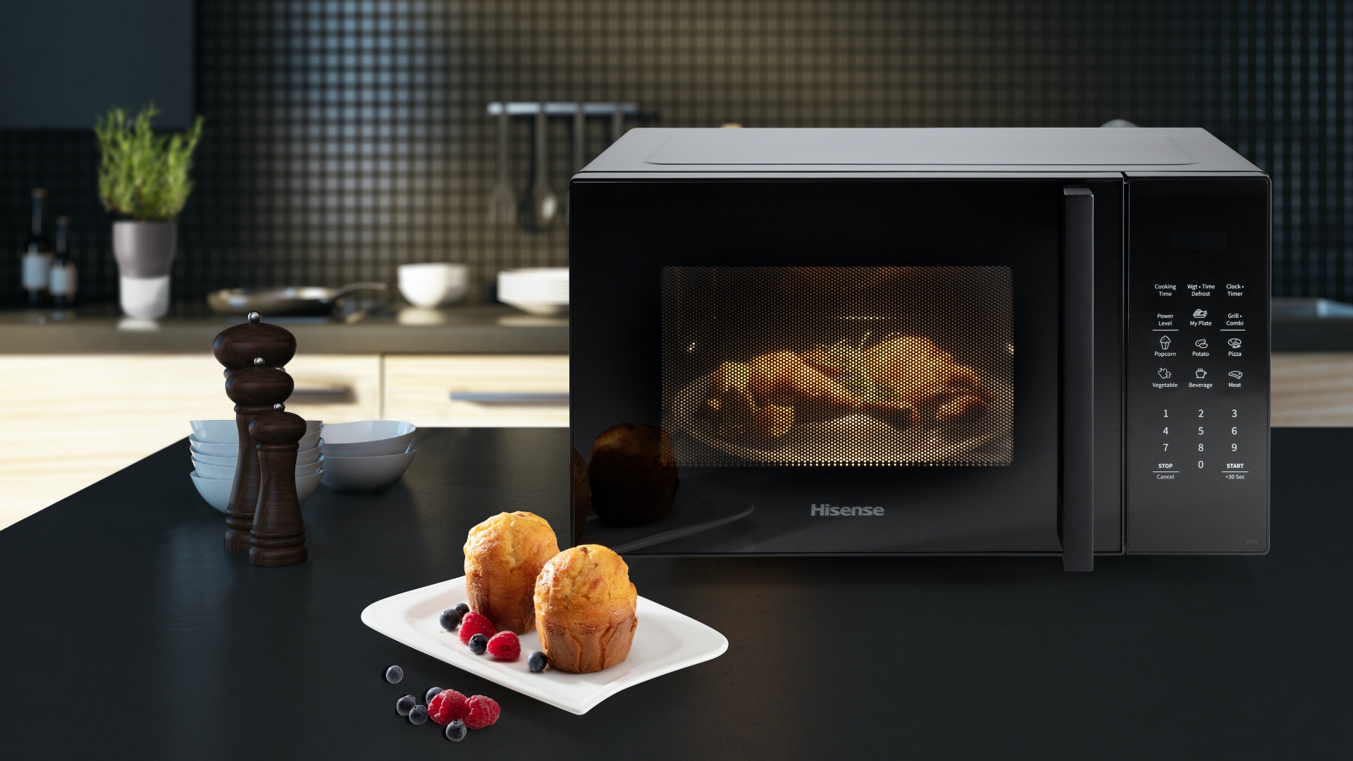 Hisense H28MOBS8HGUK Microwave KV