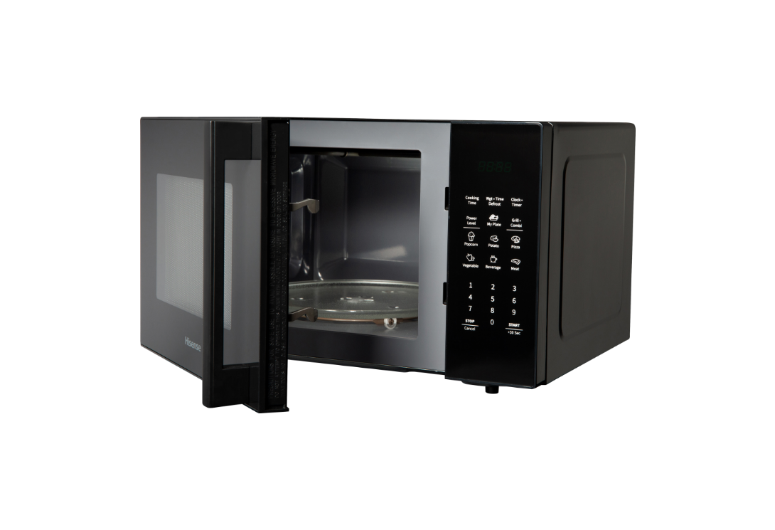 Hisense H28MOBS8HGUK gallery image side view left open door